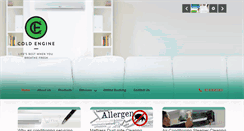 Desktop Screenshot of coldengineaircon.com
